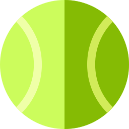 Pelota de tenis icono