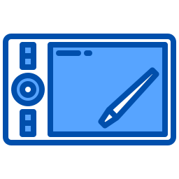 tableta gráfica icono