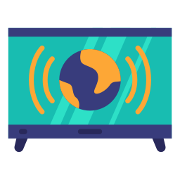 Radiodifusión icono