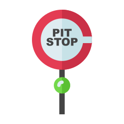 Pit stop icon