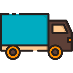 Cargo truck icon