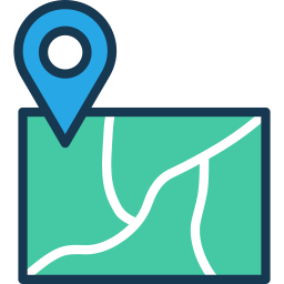 geographisches positionierungs system icon