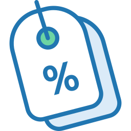 Shopping tag icon