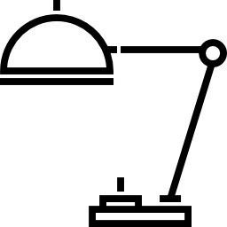 Desk lamp icon