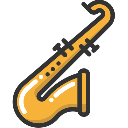 saxofón icono