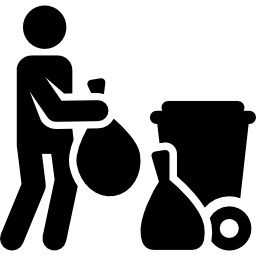Trash collector icon