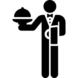 cameriere icona