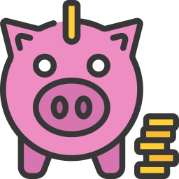 Piggy bank icon