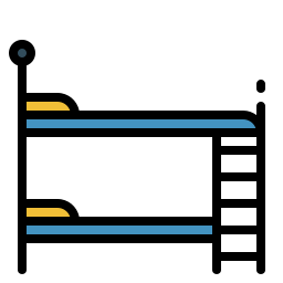 Двухъярусная кровать иконка