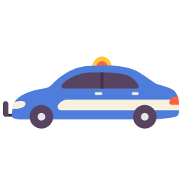 Carro de polícia Ícone