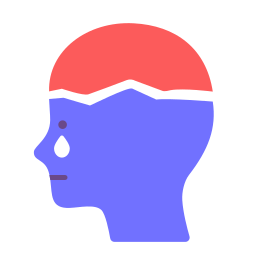 Mental breakdown icon