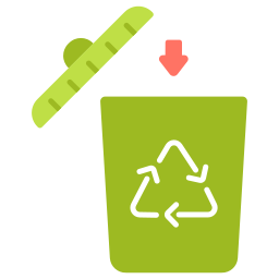 Garbage bin icon