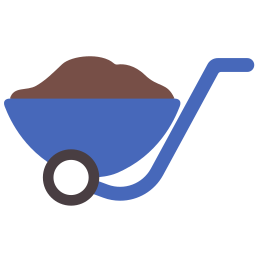 Wheel barrow icon