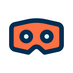 lunettes de réalité virtuelle Icône
