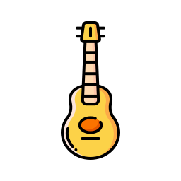 guitare acoustique Icône