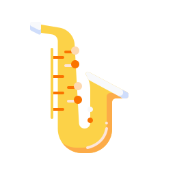 saxofoon icoon