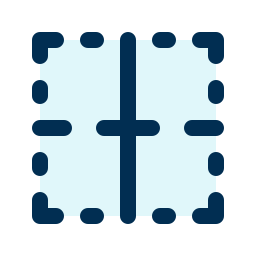 Alineación centrada icono