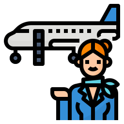 stewardessa ikona