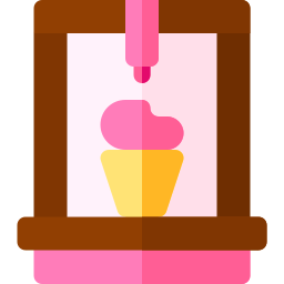 Máquina de helados icono