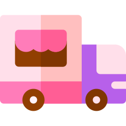Camión de los helados icono
