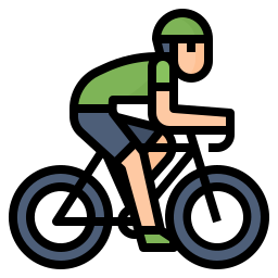 cycliste Icône