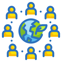 Planet earth icon