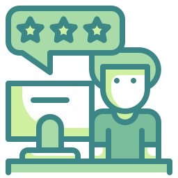 Customer review icon