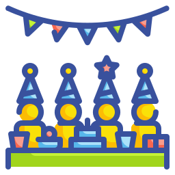 fiesta de cumpleaños icono