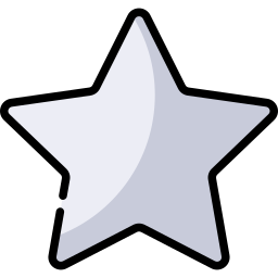 Forma de estrella icono
