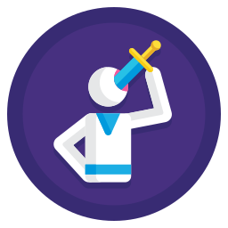 Sword swallower icon