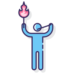 Fire eater icon