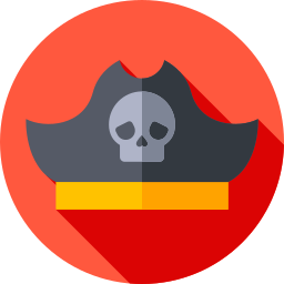 Chapéu de pirata Ícone