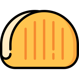 Pita bread icon