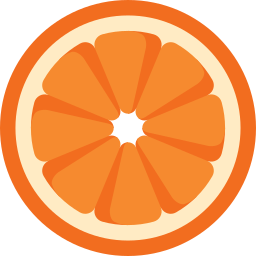 Rodaja de naranja icono