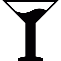 cocktailglas icoon