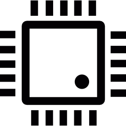 procesador de computadora icono
