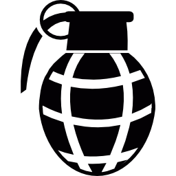 granada de mano icono