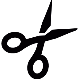 Open scissors icon
