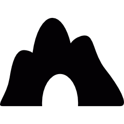 Mountain formation icon