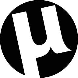 logotipo de utorrent icono