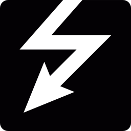 Bolt of lightning icon