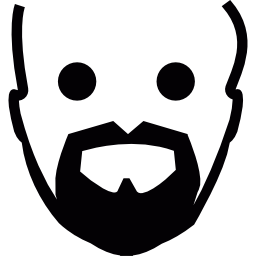 Goatee beard icon