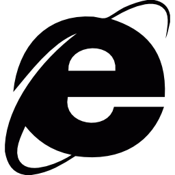 internet explorer-logo icoon