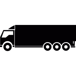 Logistics truck icon