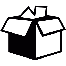 Заполненная коробка иконка