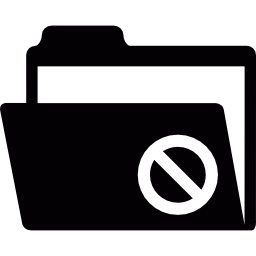 zakazany folder ikona