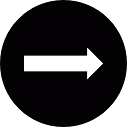 freccia destra sul cerchio icona