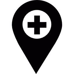 Pharmacy location pointer icon