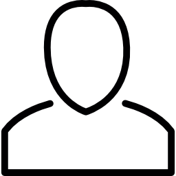 perfil de usuario en blanco icono