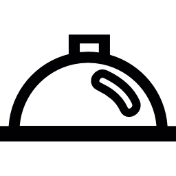 Dining meal covered icon